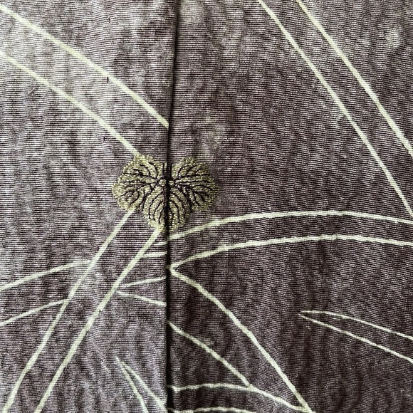 VINTAGE 100% Authentic Japanese 🇯🇵 Kimono Purple - Picture 9 of 11